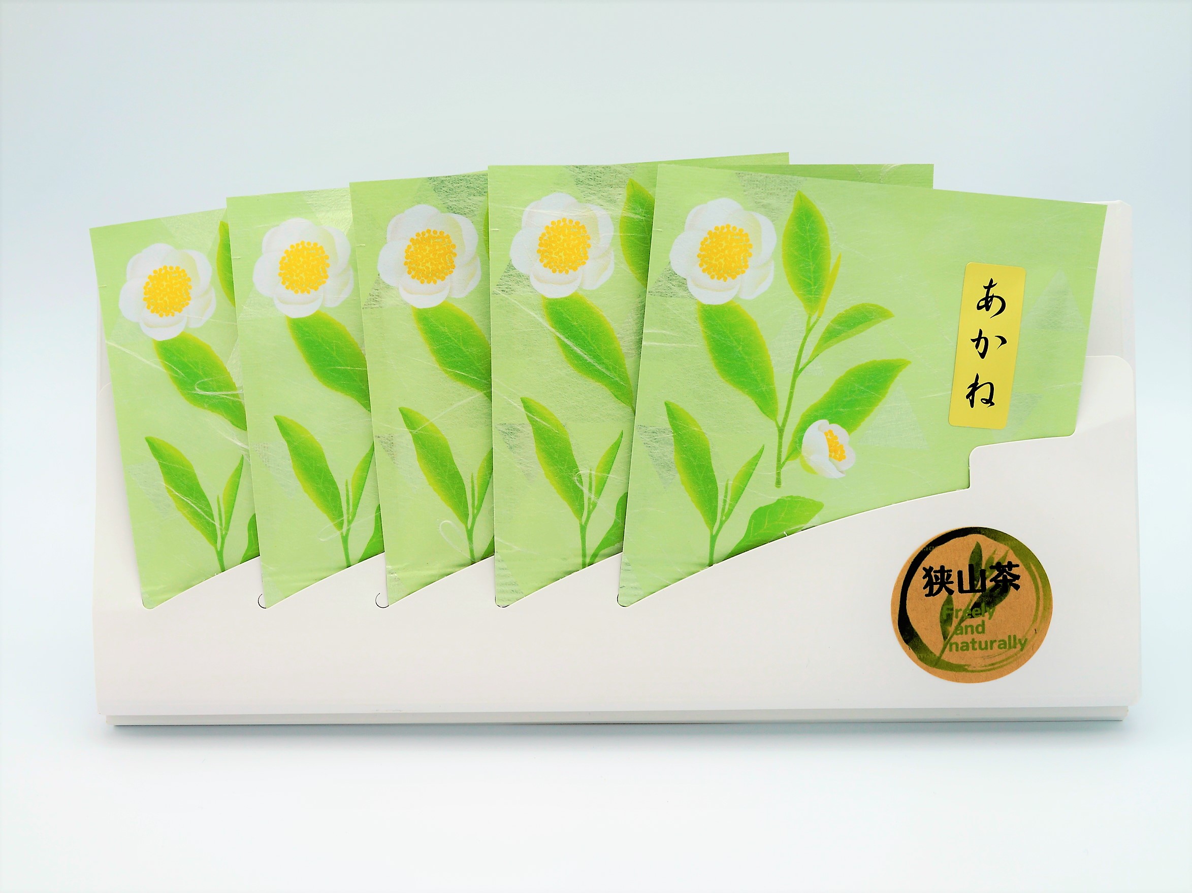 山5✨即購入可能✨格安✨　茶入れ模珠光文琳茶入　茶道具　緑　ストライプ kōju ／本山 香寿 15g袋入 (